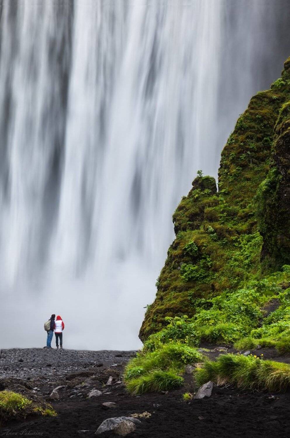 Iceland, Skogarfoss, Водопад, Исландия, Лето, Скогафосс, Анна Пакутина