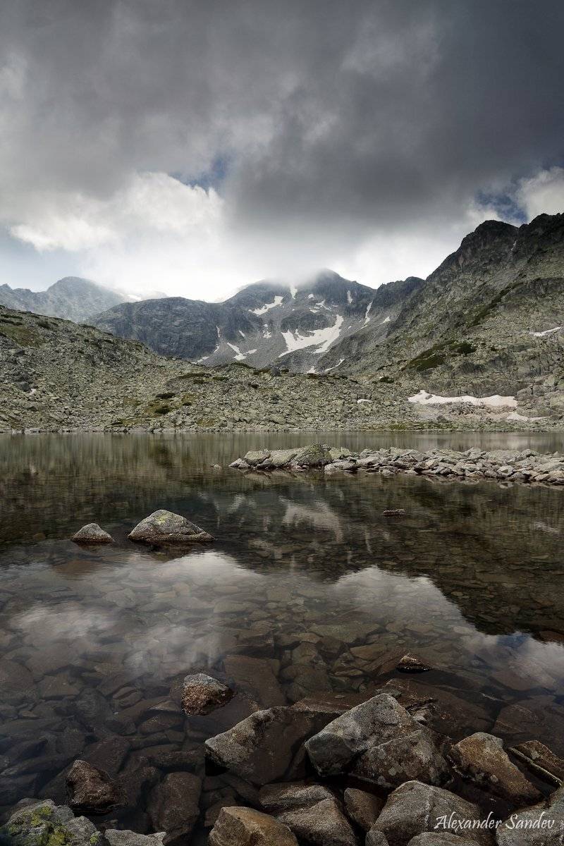 Bulgaria, Clouds, Europe, Lake, Mountain, Musala, Rila, Snow, Summer, Александър Сандев