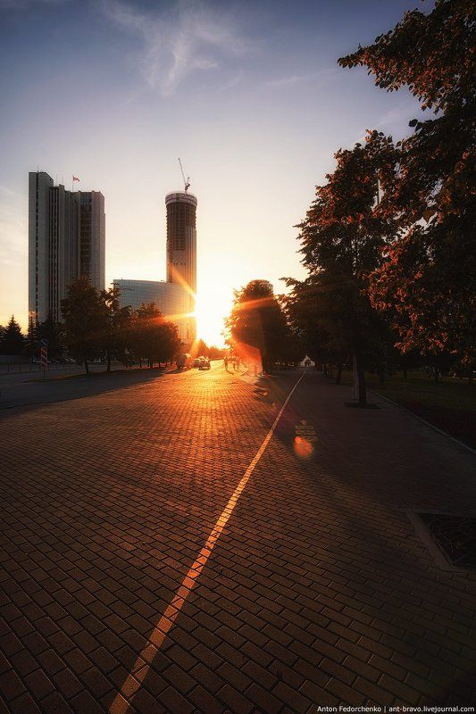 Екатеринбург, Закат, Сити Сити. Летний вечер II фото превью