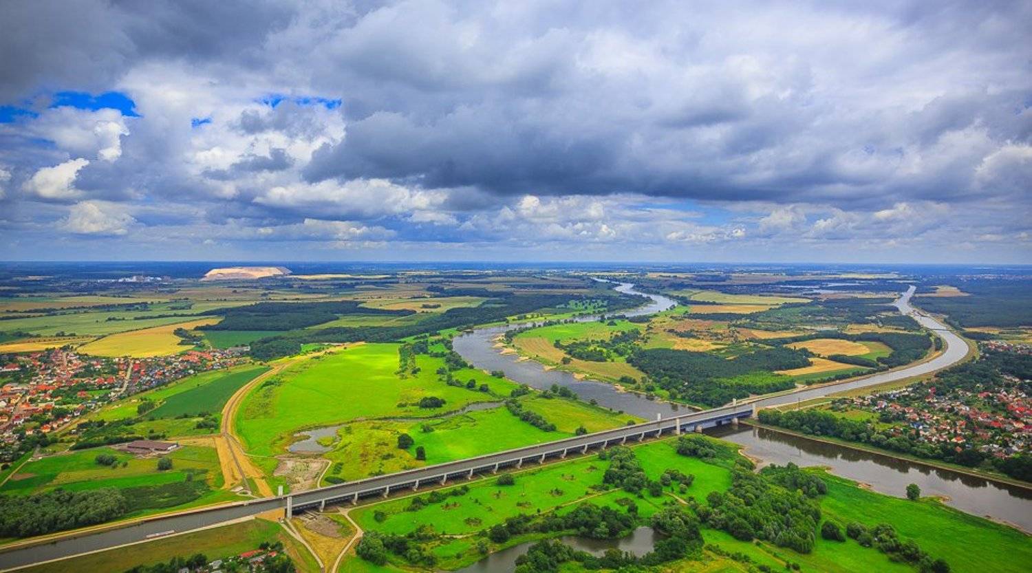 Elbe, Германия, Канал, Перекресток, Река, Эльба, Максимильян Букуп