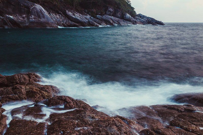 Бухта на закате. Тайланд. о.Пхукет фото превью