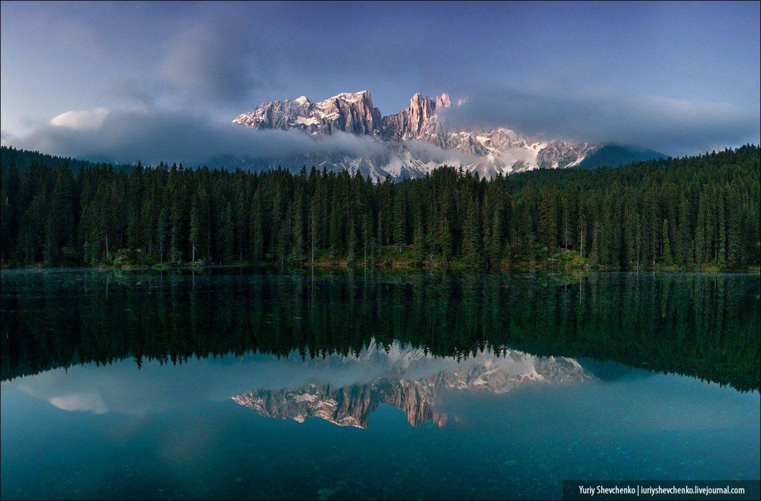 Доломиты, Италия, Озеро, Утро, Юрий (Phototours.pro) Шевченко