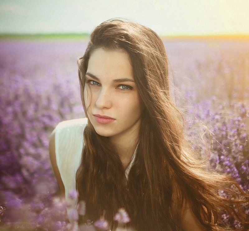 Яна и лаванды фото превью