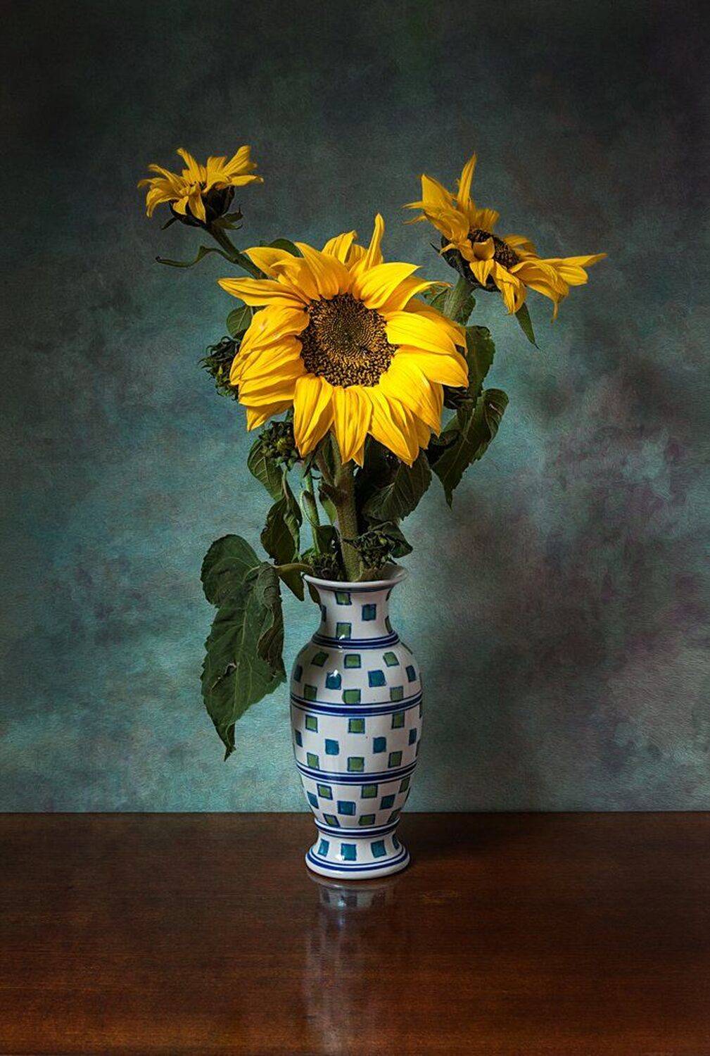 Still life, Винсент Ван Гог, Натюрморт, Подсолнухи, Цветы, Osvaldo Gon