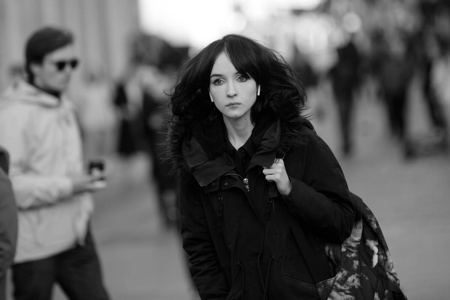 street, documentary, reportage, blackandwhitephoto, black and white, street life, moscow, streetmoment, streetphotography, young women, people,, Ирина Болдина