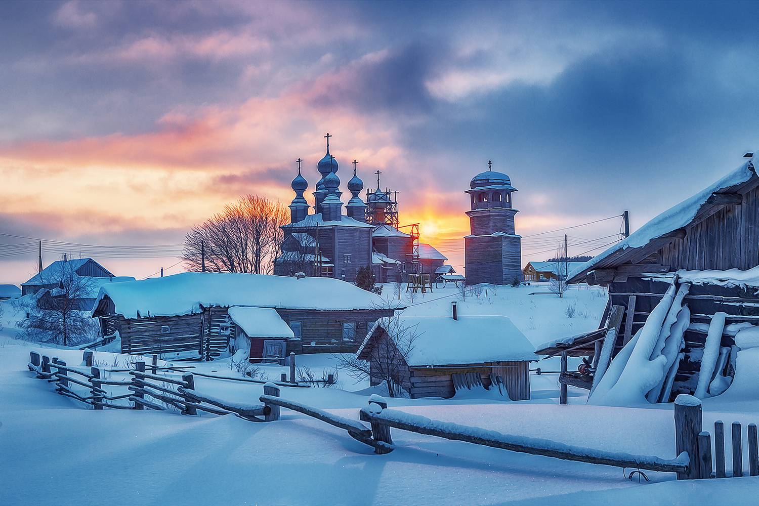 архангельская область, снег, зима,, Владимир Липецких