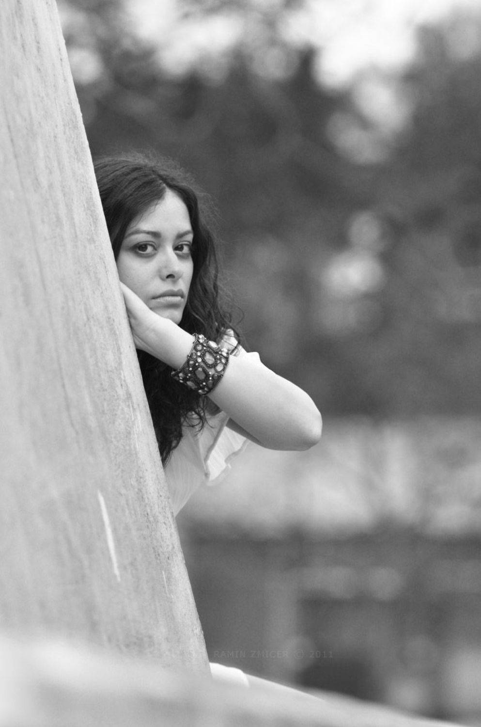 портрет, девушка, чб, RAMIN ZMICER