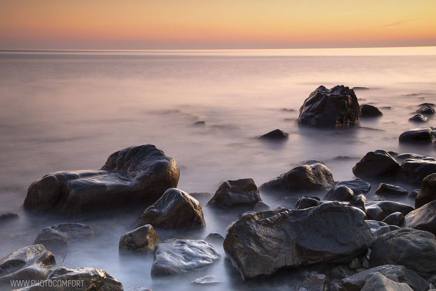 море, закат, камни, красота, Елена Ковригина