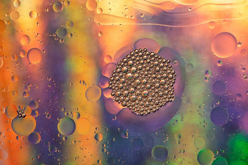 droplet,abstract,oil,water,liquid,art oil and water фото превью