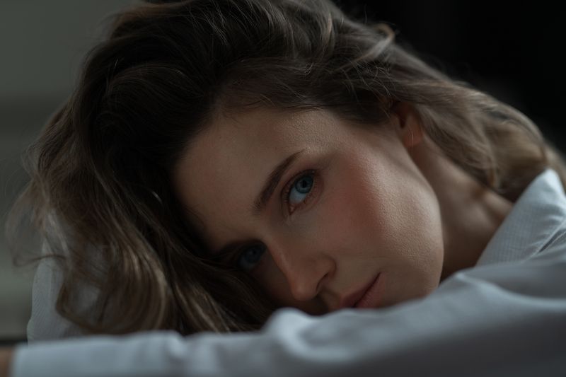 девушка, портрет, студия Настя фото превью