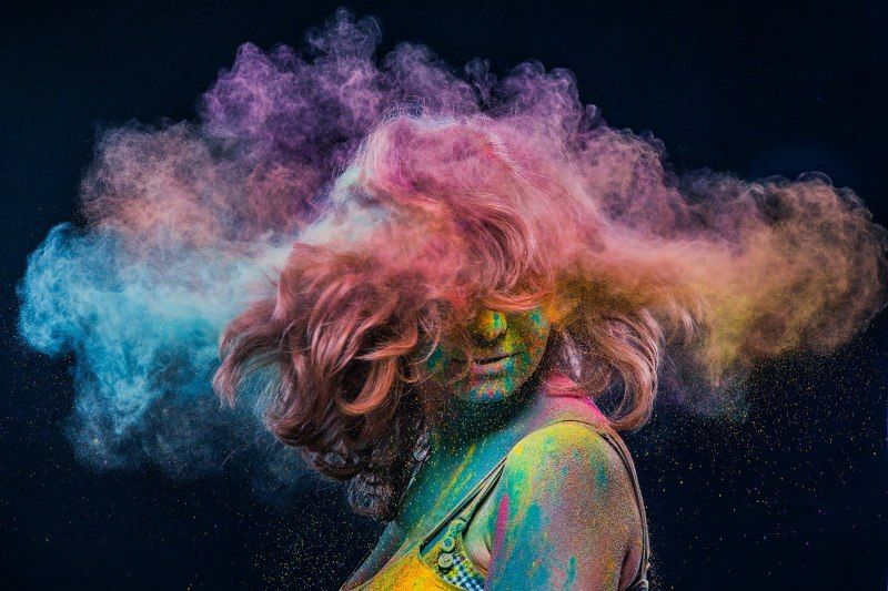 Rainbow color фото превью