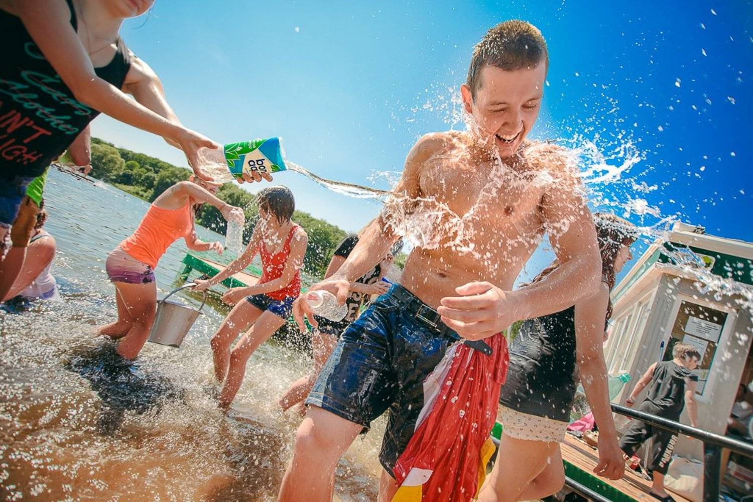 Атмосфера, Брызги, Веселье, Вода, Динамика, Жара, Июль, Лето, Настроение, Небо, Природа, Пруд, Солнце, Тула, Цветы, Экшн, Эмоции, Сергей Зимин