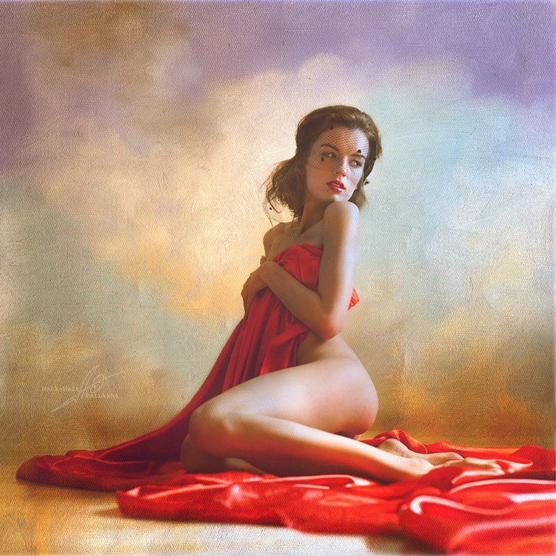 Lady and red фото превью