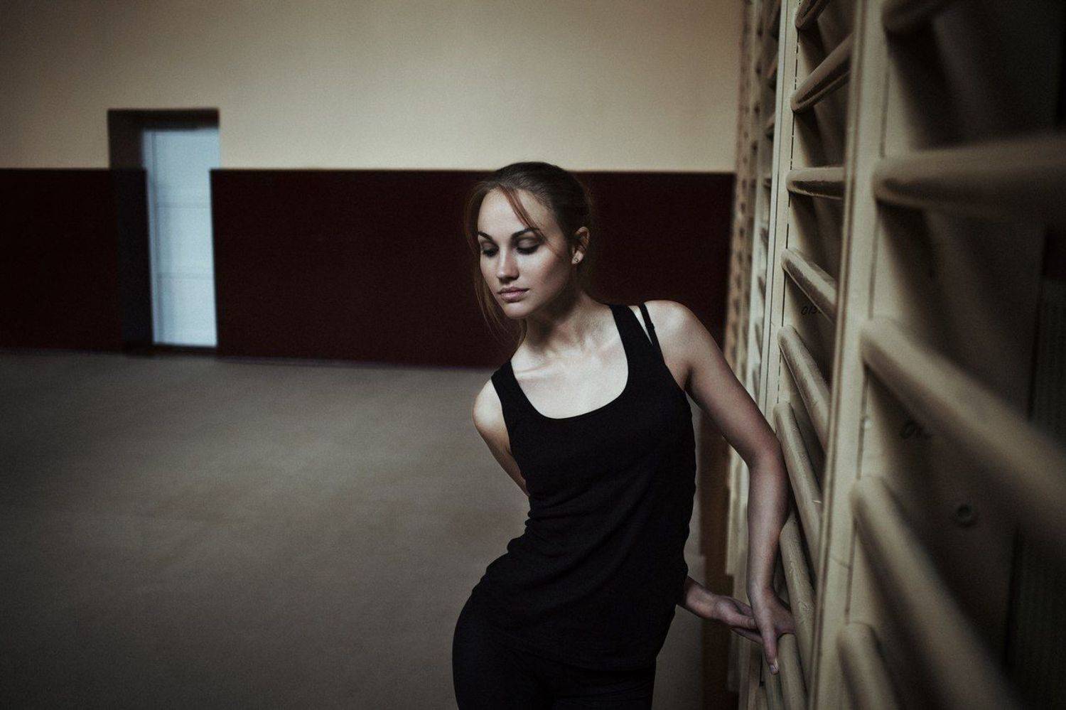 Гимнастка, Девушка, Натуральный свет, Портрет девушки, Symmetry Jonny