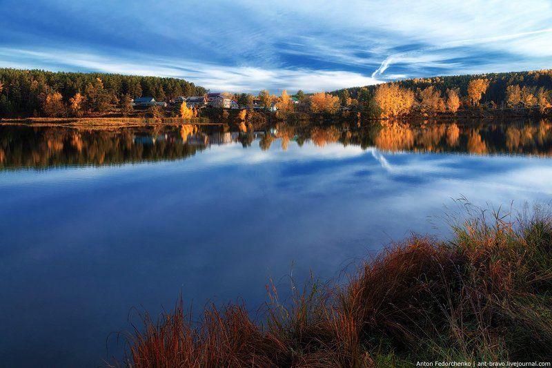 осень, отражения, средний урал Autumn reflections IV фото превью