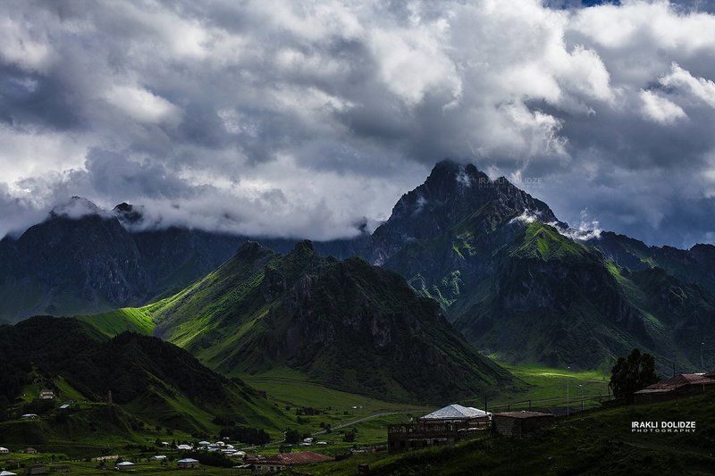 mountains;, stars;, landscape;, summer;, snow;, sky;, clouds;, outdoor;, georgia;, canon; Kabarjina фото превью
