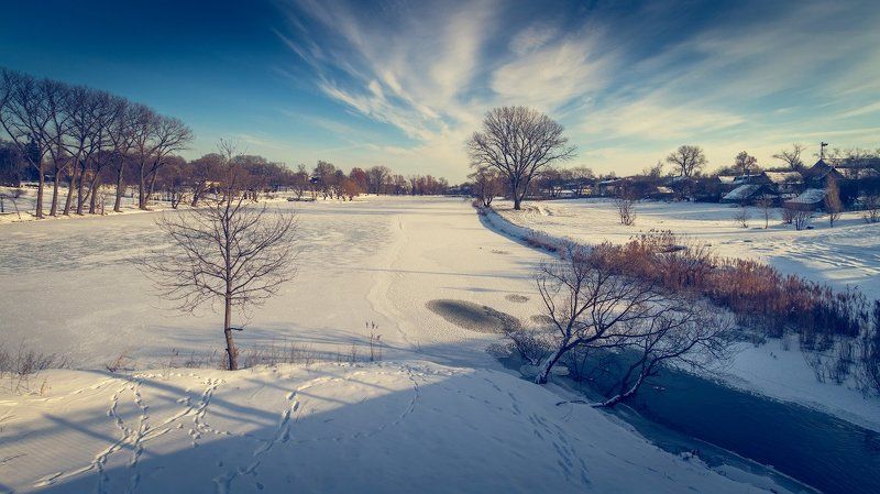 зимний парк фото превью