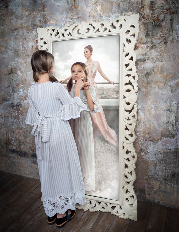 студийный портрет, детский портрет, концептуальное Виолетта фото превью