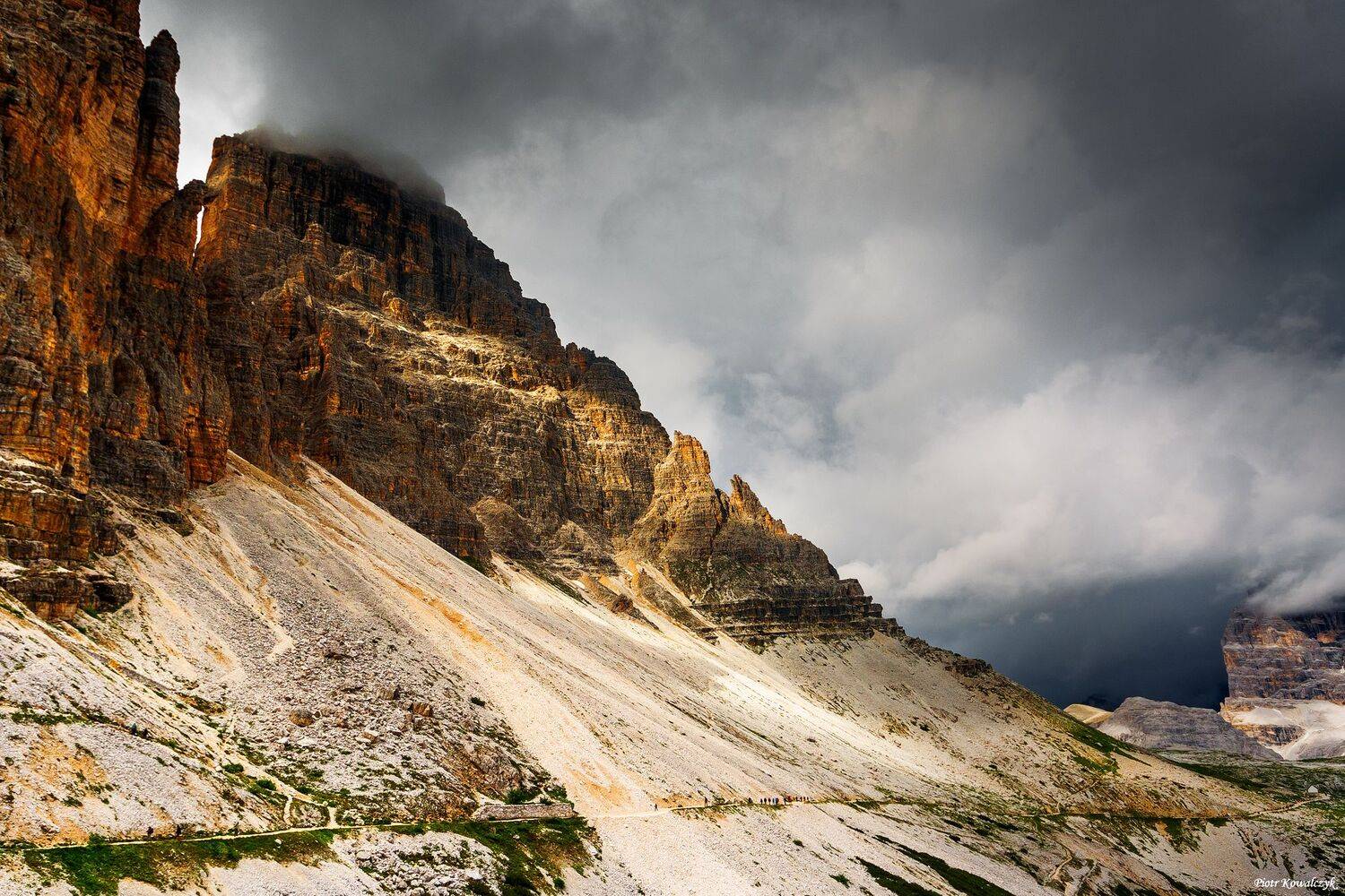 italia, dolomity, g&oacute;ry, chmury, Kowalczyk Piotr