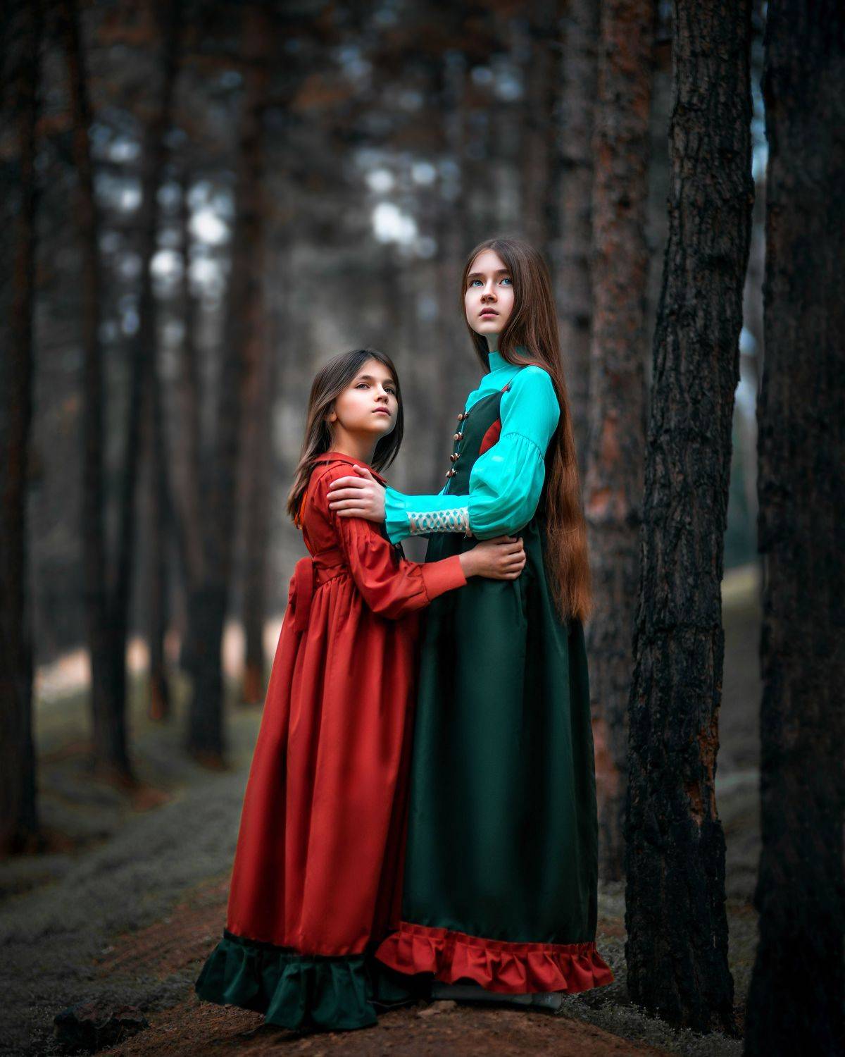 girls, portrait, two, Taghavi Seyed Mehdi