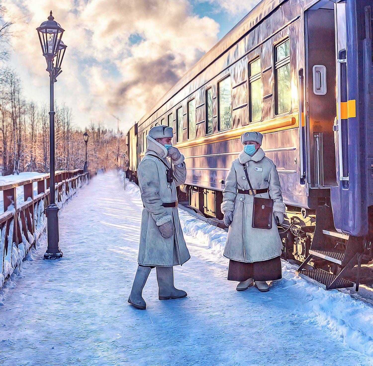 рускеала, карелия, зима, рускеальский экспресс, Владимир Липецких