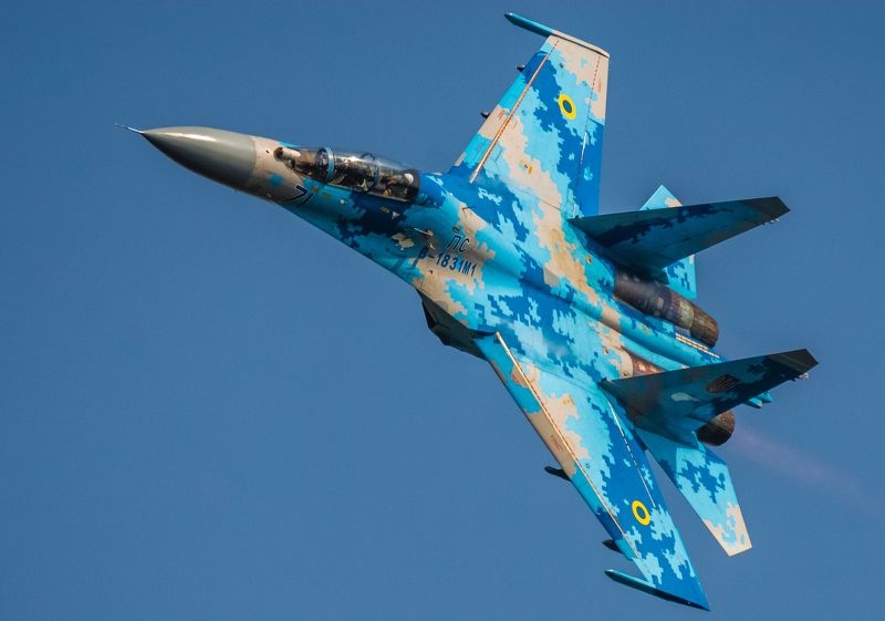 Ukrainian Su-27 at Radom air show 2018 фото превью