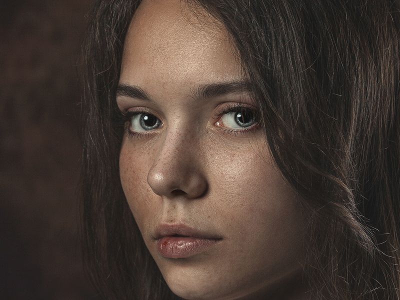 портрет, девушка, взгляд, portrait, beautiful girl, sight, girl Мария фото превью