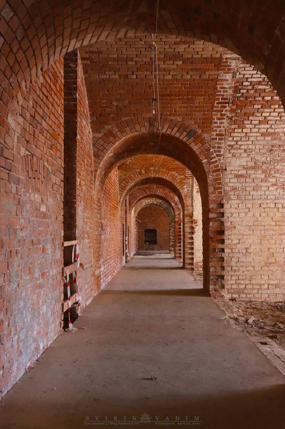коридор, Россия, Германия, форт, Калининград, №3, 2021год, Восточная Пруссия, крепость, король, север,Фридрих III,Korridor, Russland, Deutschland, Fort, Kaliningrad, Nr. 3, 2021, Ostpreu&szlig;en, Festung, K&ouml;nig, Norden, Friedrich III , Vadim Svirin