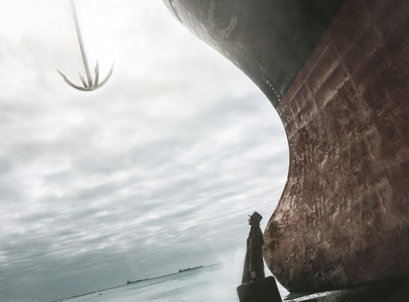 девушка,море,корабль Внутреннее путешествие фото превью