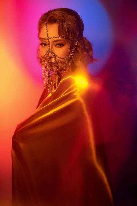 портрет, девушка, цвет, студия Таня фото превью