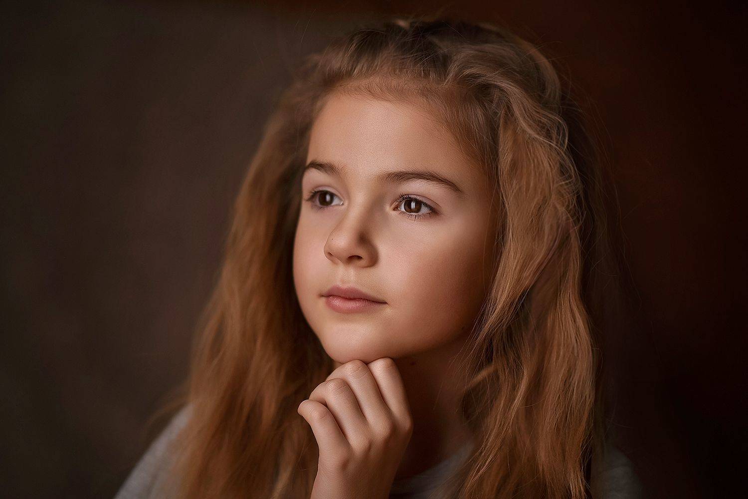 портрет, детский портрет, дети, свет от окна, девочка, Светлана Леонова