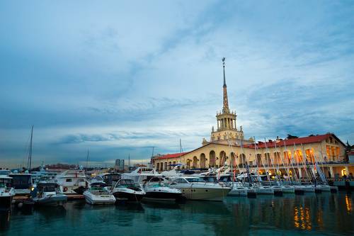 Морской порт Сочи