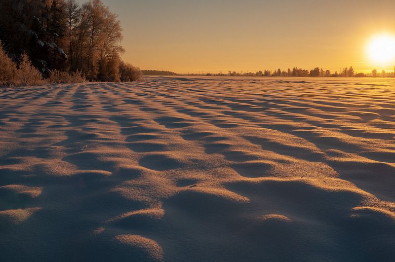 зима вечер фактура снега === фото превью