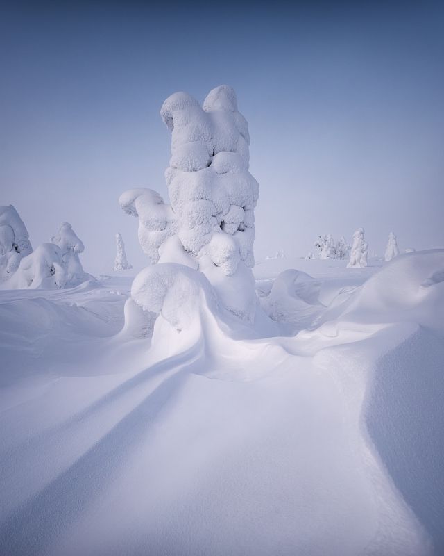 главный уральский хребет, гух, зима, урал, северный урал Застывшее безмолвие фото превью