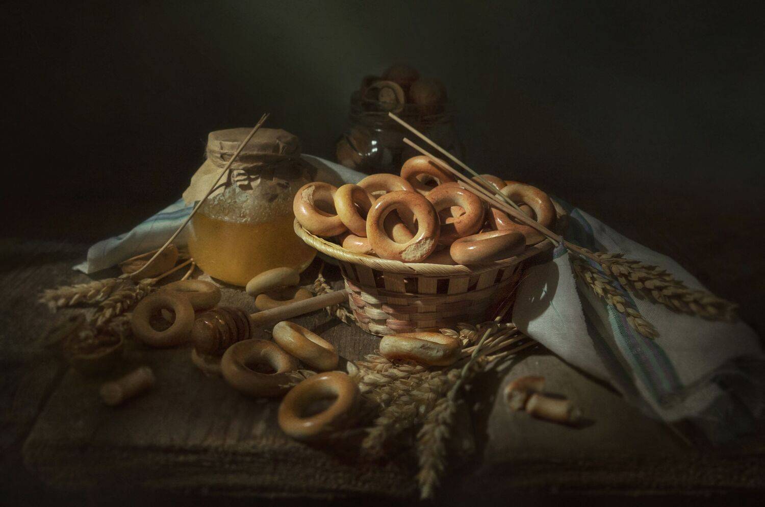 сушки,злаки,теплый,мед,темный, Владимир Володин