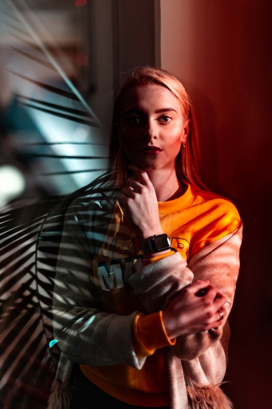 ночь, портрет, девушка, отражения, night Полночь фото превью