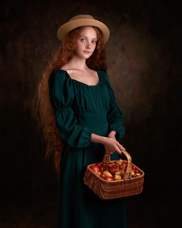 pyzhikphoto, портрет, классика, классический портрет, портрет девушки, женский портрет, portrait, classic, art, красавица Портрет Дарьи фото превью