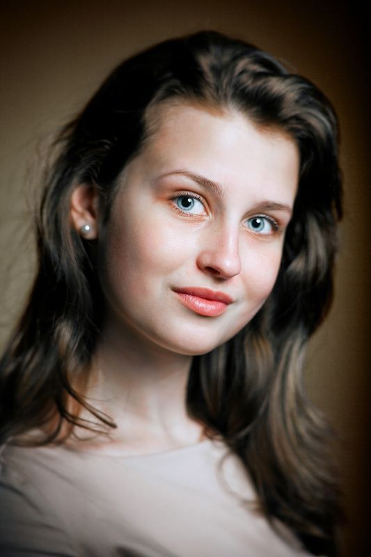 студия, портрет, девушка, красота, Виталия фото превью