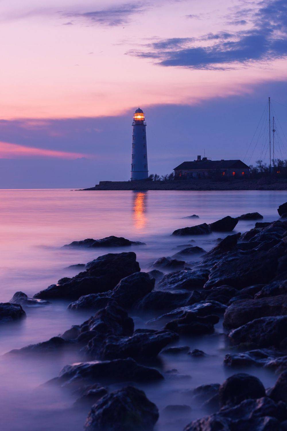 херсонес, мыс херсонес, черное море, крым, херсонесский маяк, севастополь, маяк, пейзажи крыма, Serge Titov