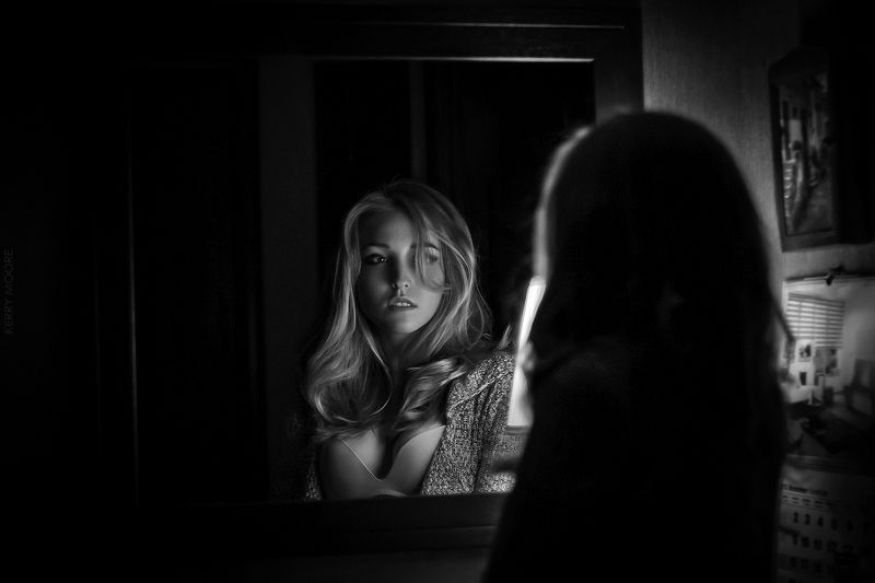 чб, портрет,девушка, portrait, nikon Iren фото превью