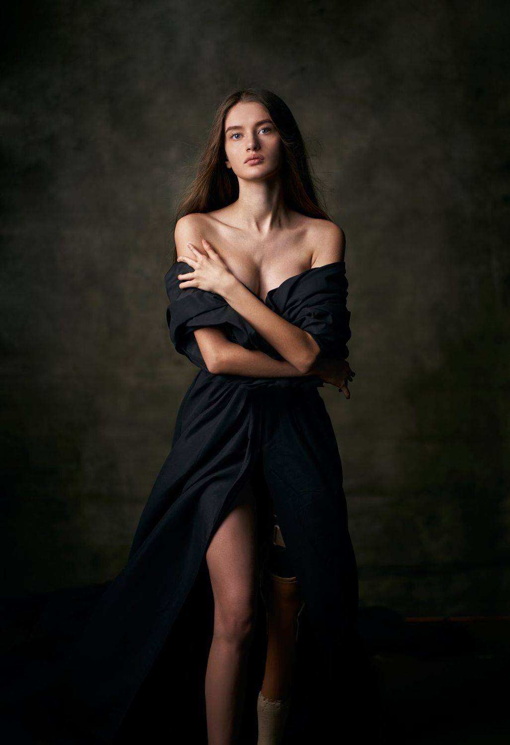 portrait, low key, girl, eyes, sony, studio, dark, Наташа Высоцкая