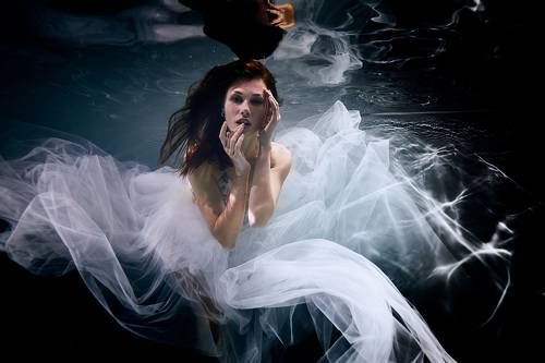 Underwater portrait