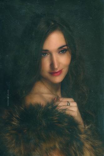 Девушка. Фотоживопись
