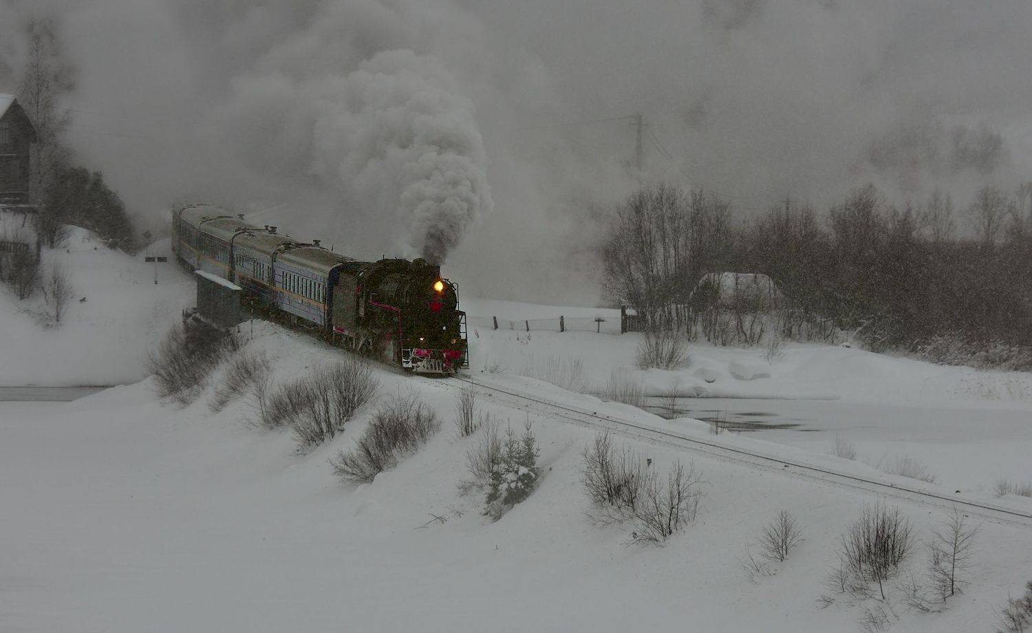 паровоз, локомотив, ретро, steam engine, loco, retro, Андрей Ростовцев