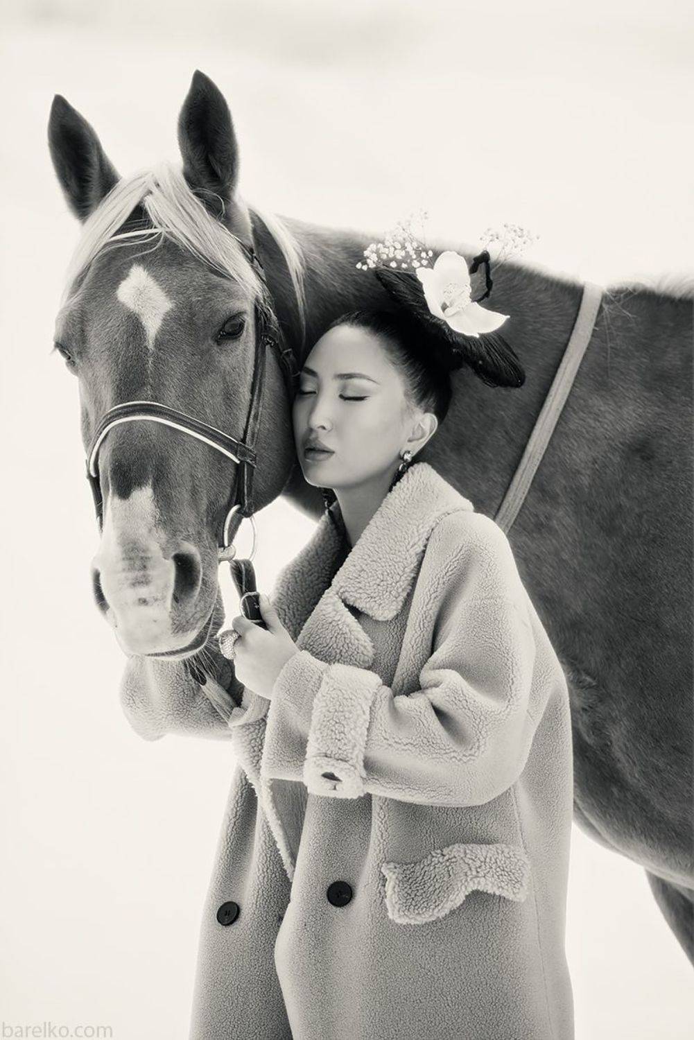 horse, model, asian, beauty, portrait, Roman Barelko