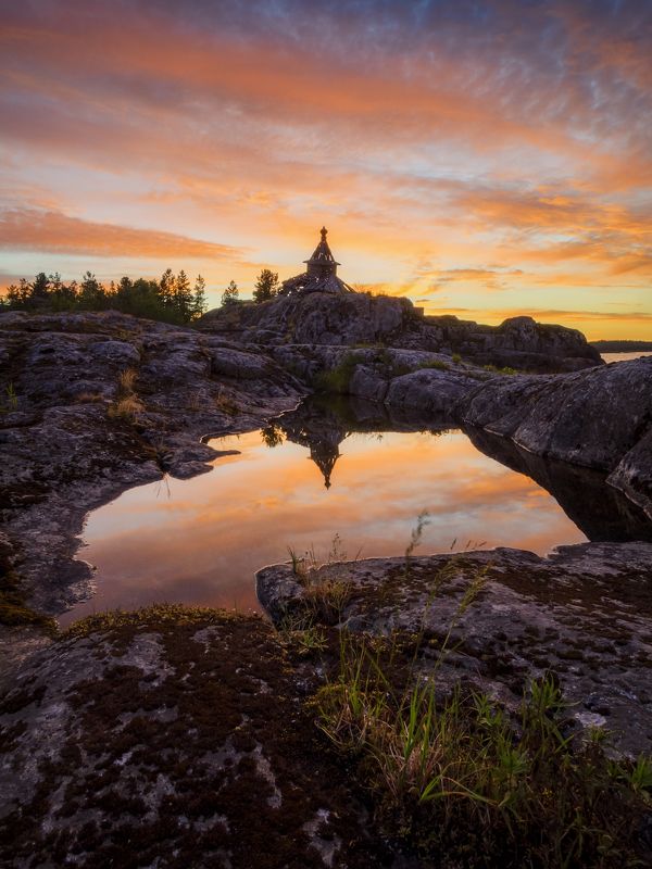 церковь без крестов. ладожские шхеры фото превью