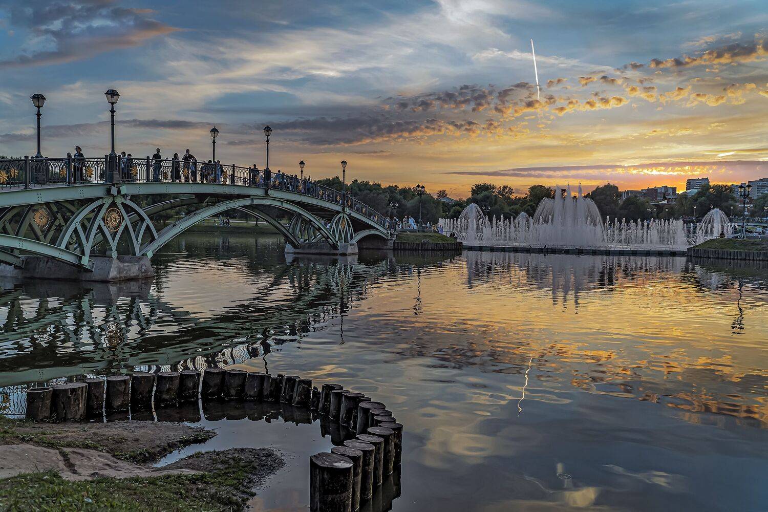 горбатый мост. закат, Бирюков Вячеслав