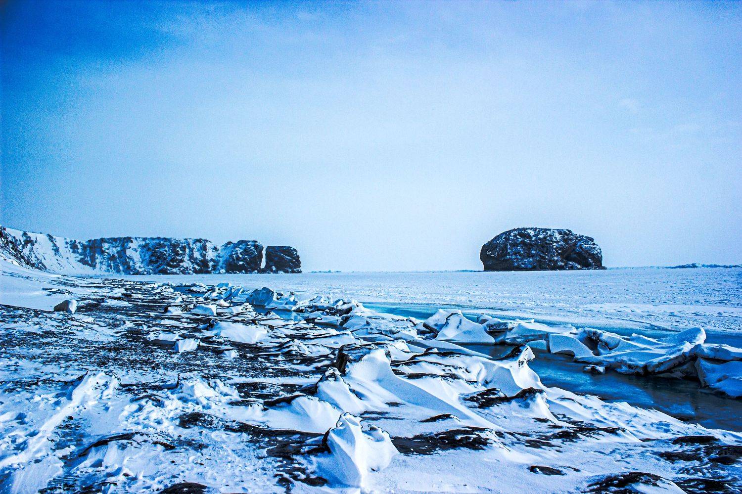 горы море лед снег океан вода берег пейзаж , Сергей Лашнев