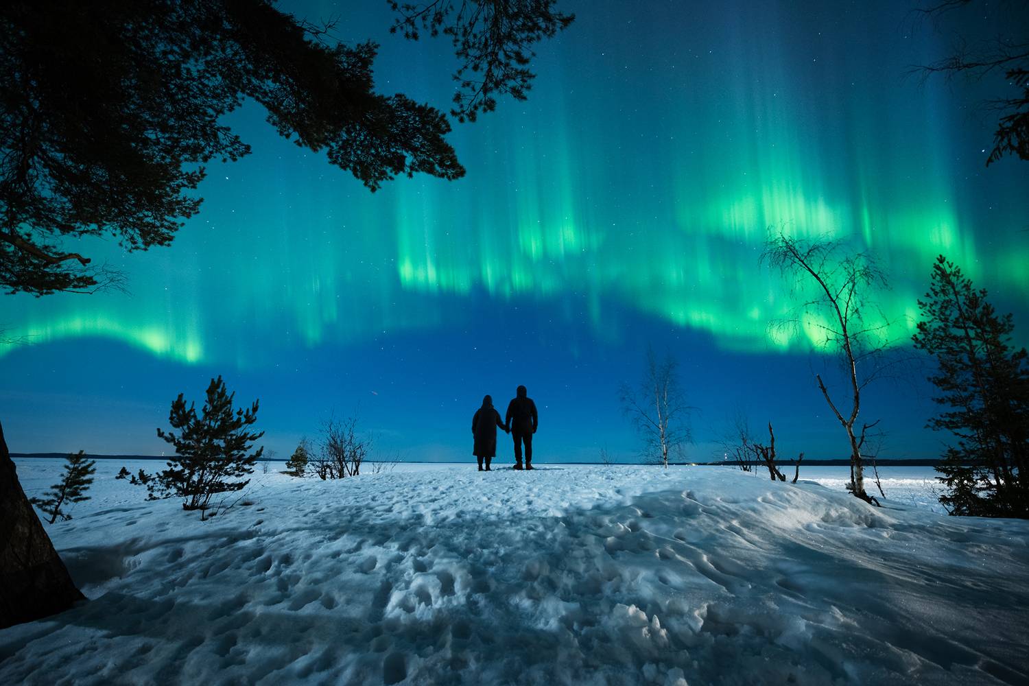northern lights, nightphotography, Jarkko J&auml;rvinen