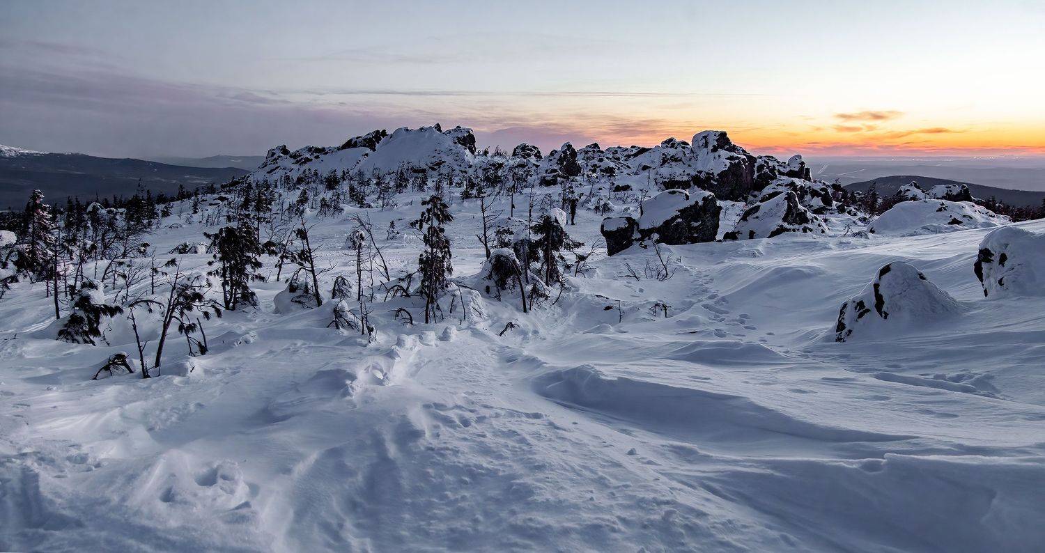 рассвет, сухогорский камень, урал, Андрей Козлов